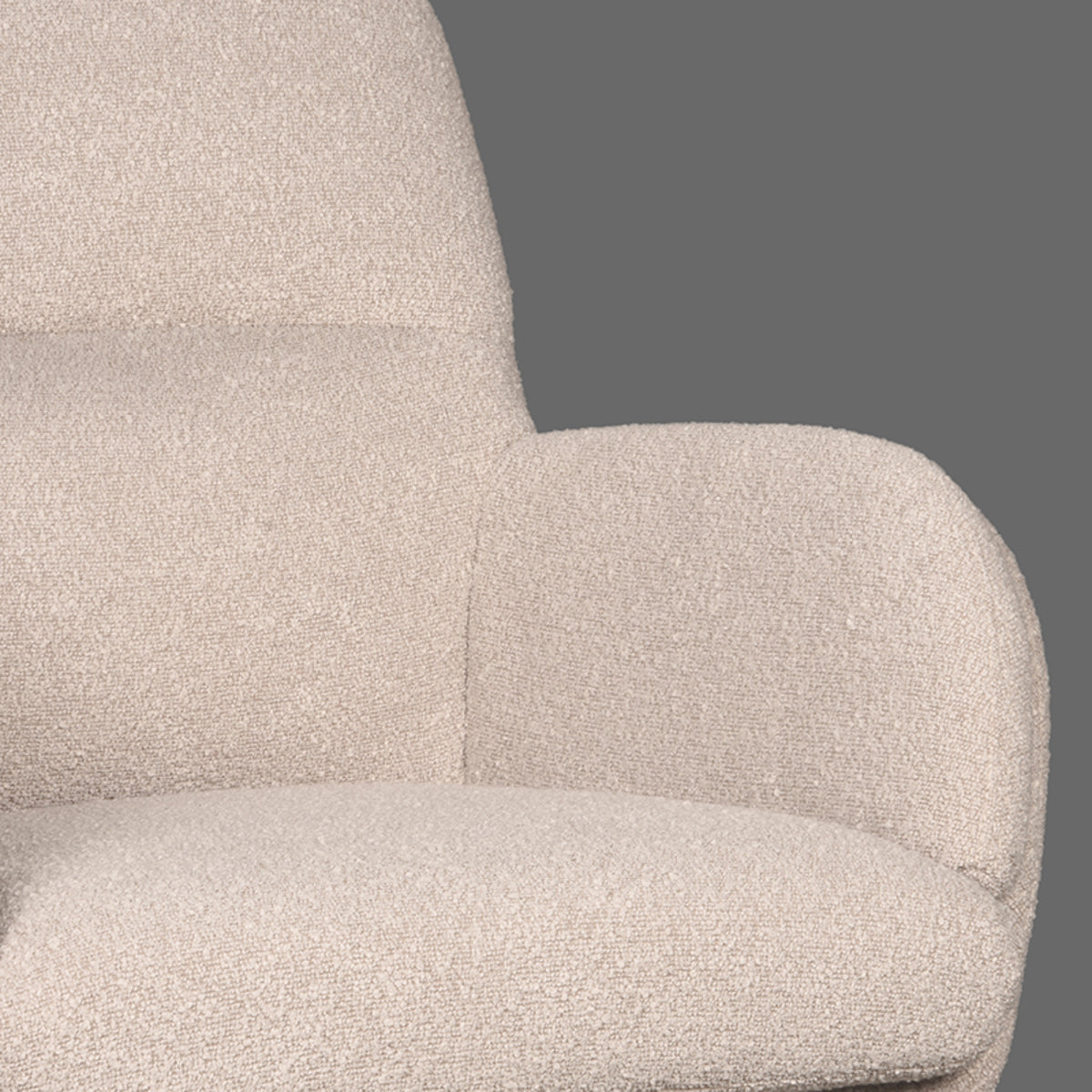 LABEL51 Moss armchair - Natural - Boucle