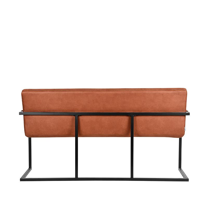 LABEL51 Dining room sofa Denmark - Cognac - Microfiber - 155 cm