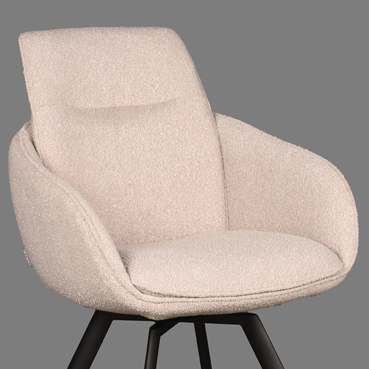 LABEL51 Dining room chair Beauty - Natural - Boucle