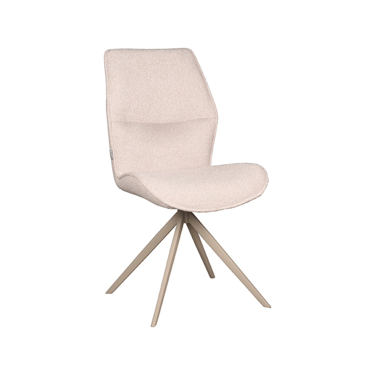 LABEL51 Dining room chair Comfy - Natural - Boucle - Taupe