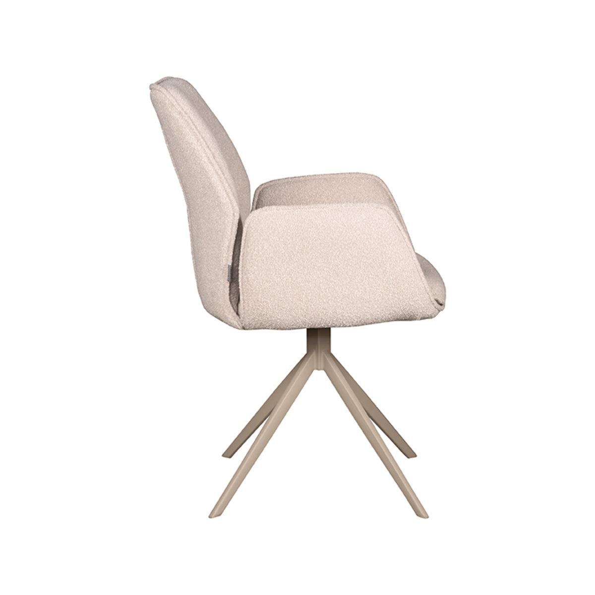 LABEL51 Dining room chair Mellow - Natural - Boucle - Taupe