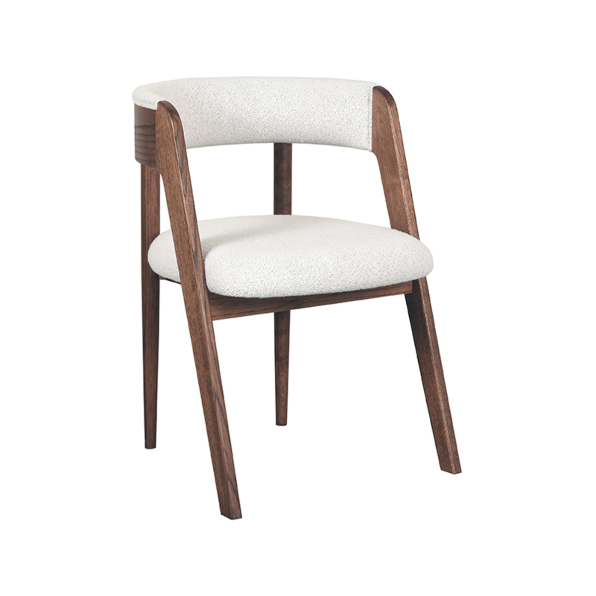 LABEL51 Dining room chair Sasha - White - Boucle