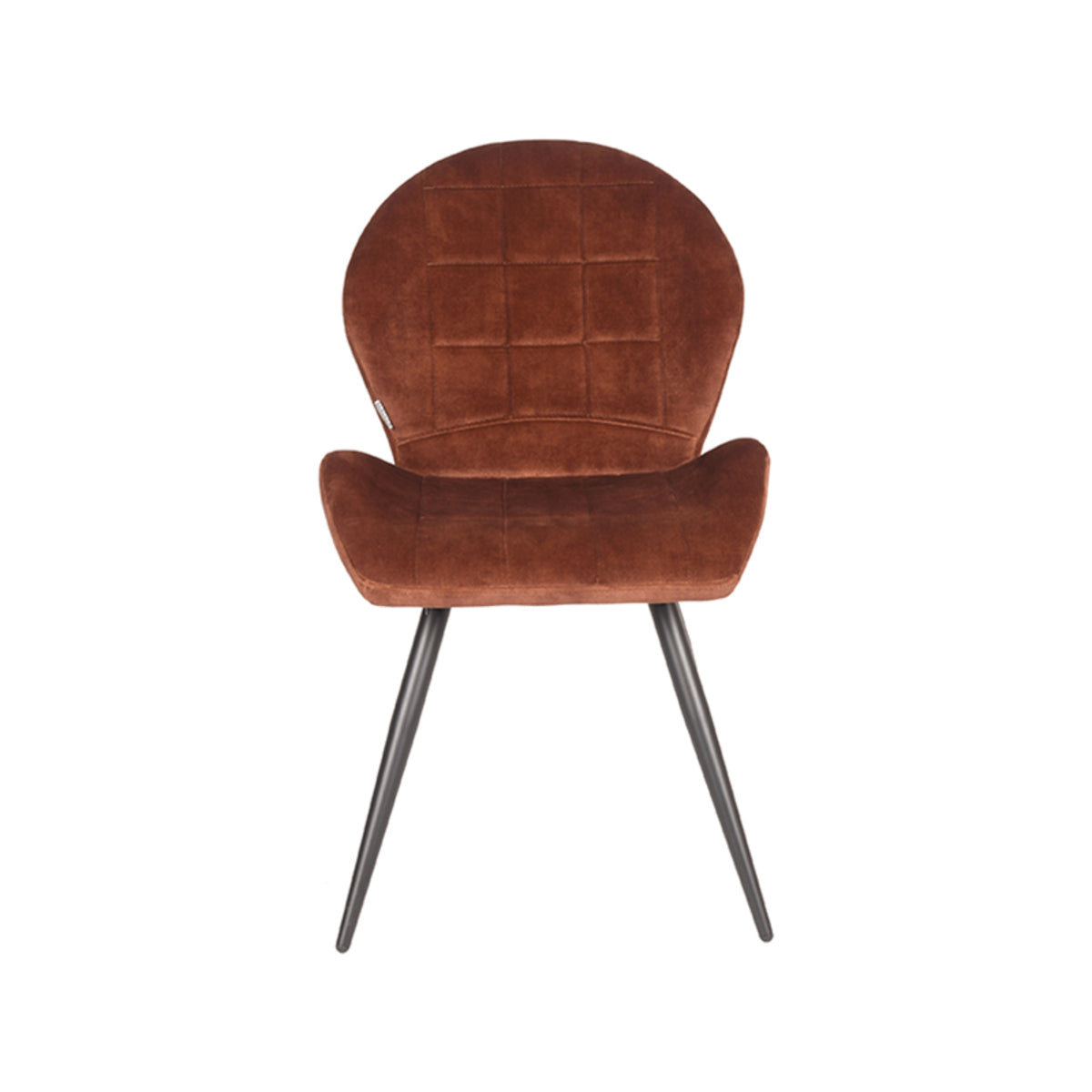 LABEL51 Dining room chair Sil - Rust - Velours | 2 pcs