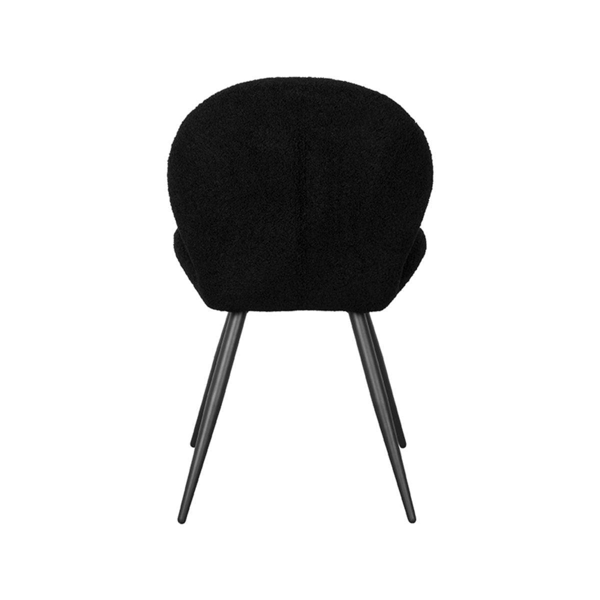 LABEL51 Dining room chair Sky - Black - Teddy | 2 pcs