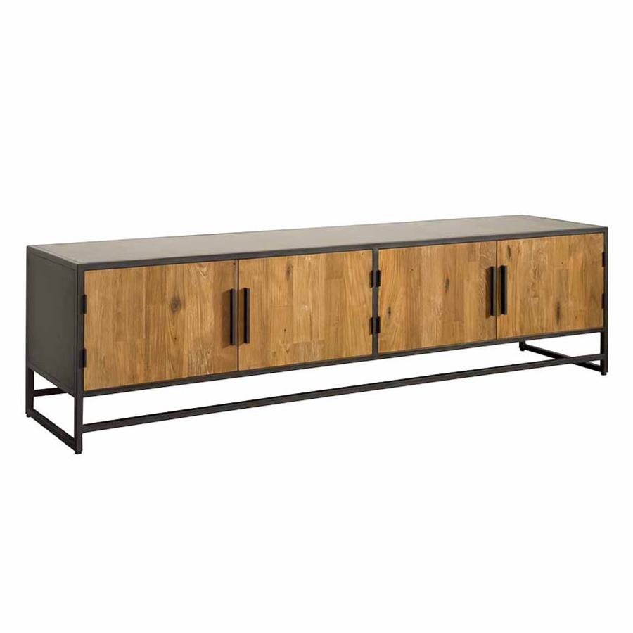 Felino TV cabinet with 4 doors | Teak wood (recycled) |