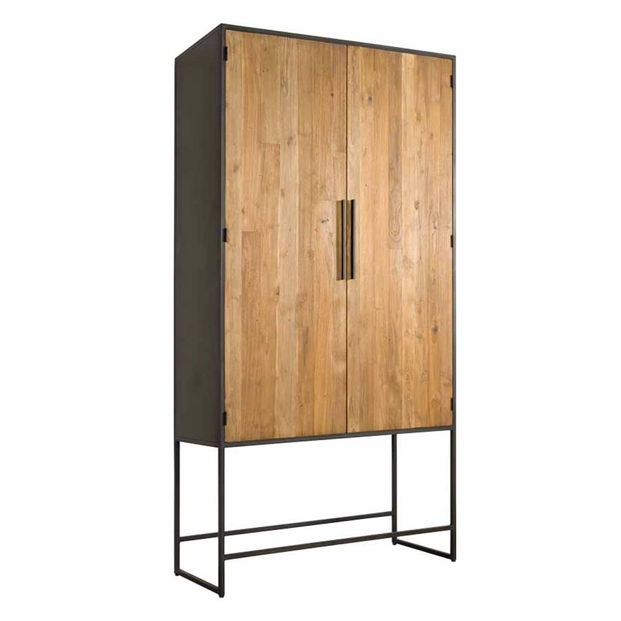 Felino Cabinet with 2 doors | Teak wood (recycled) | Brown