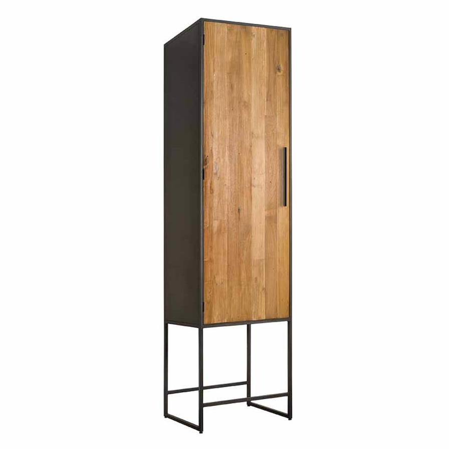Felino Cabinet with 1 door | Teak wood (recycled) | Brown
