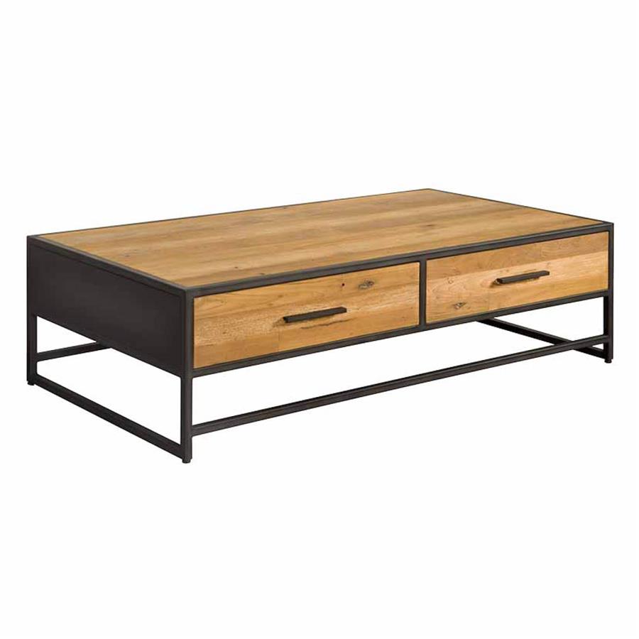 Felino Coffee table with 4 drawers | Teak wood (recycled) |