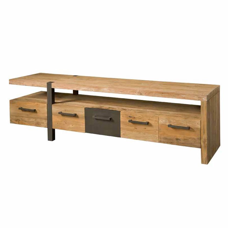 Lucca TV cabinet with 5 drawers | Teak wood (recycled) |
