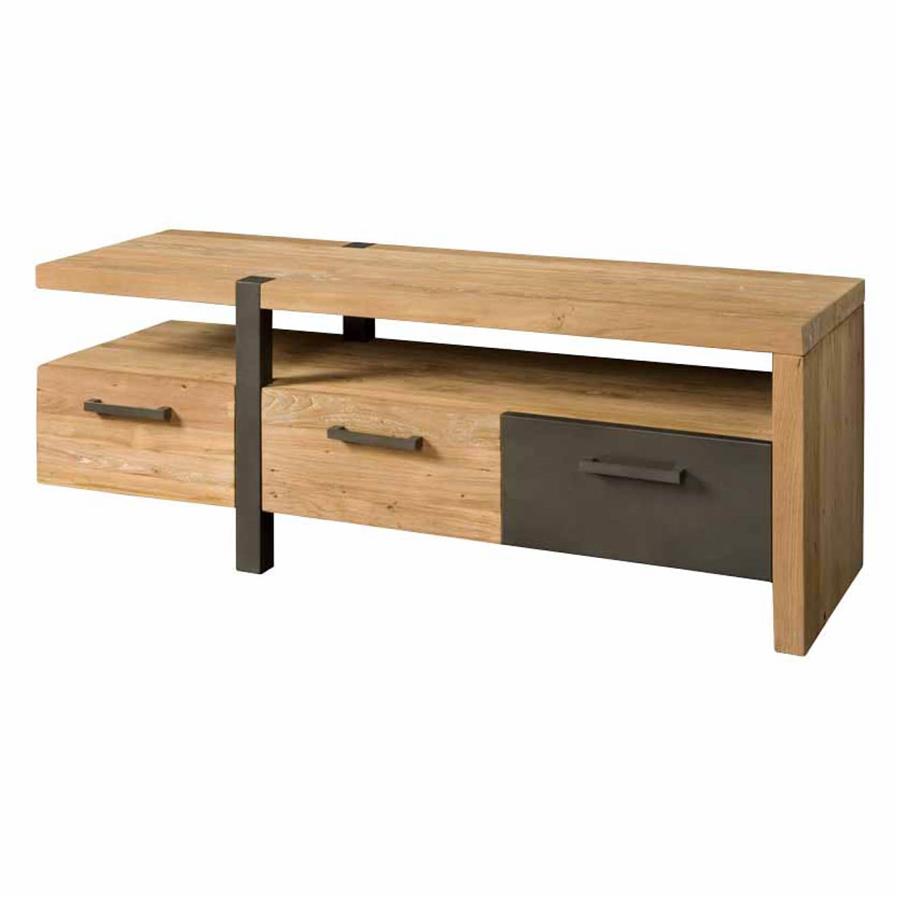 Lucca TV cabinet with 3 drawers | Teak wood (recycled) |