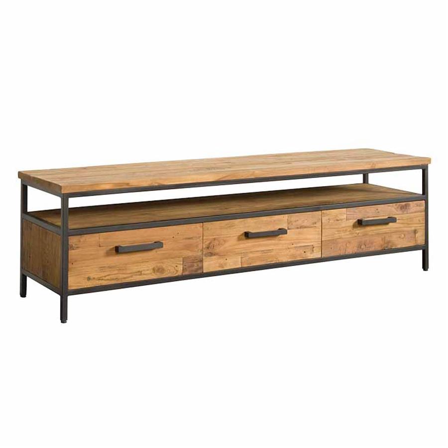 Livorno TV cabinet with 3 drawers | Teak wood (recycled) |