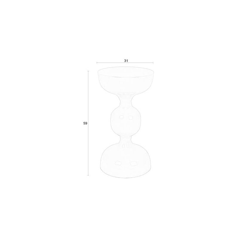 Side table lars ivory