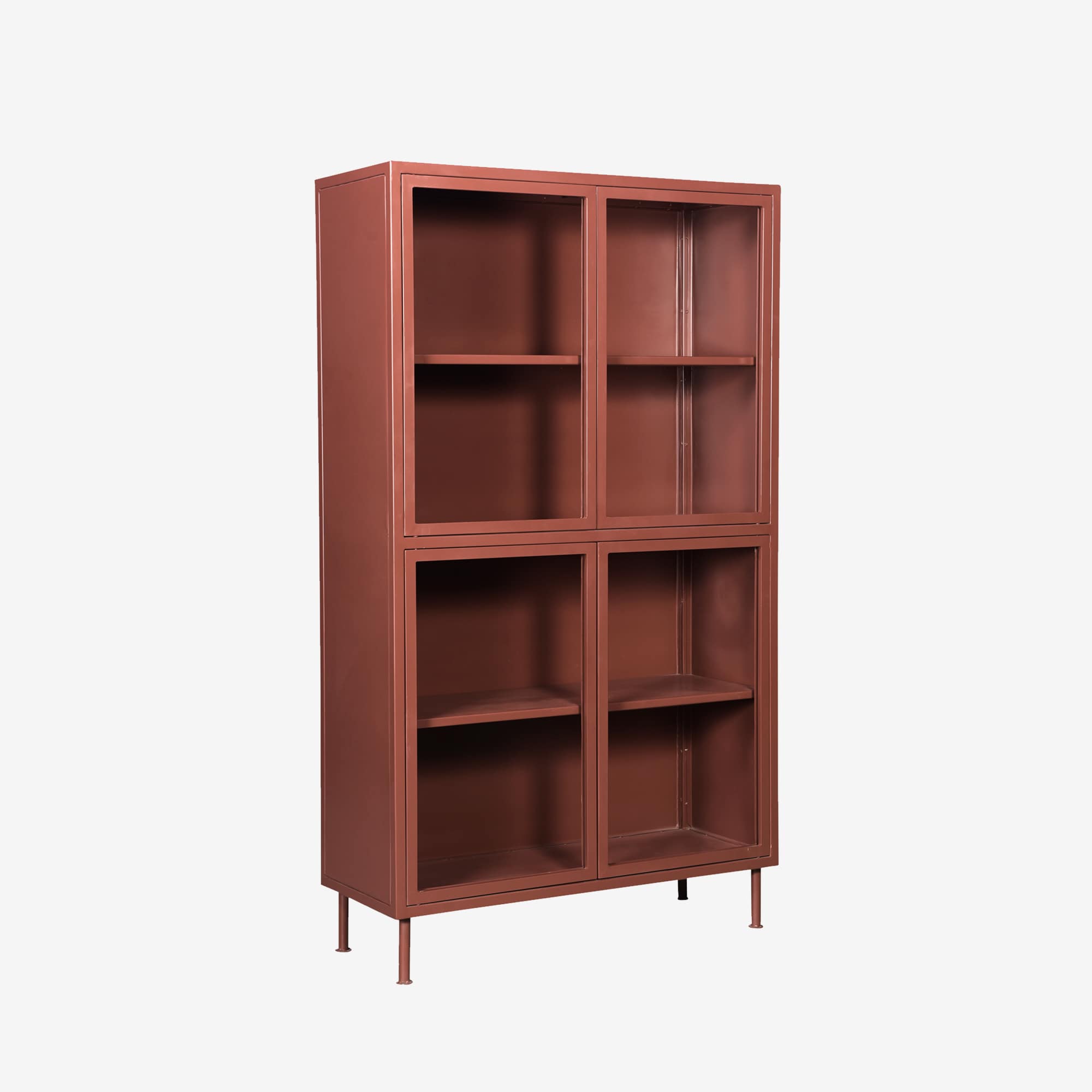 Vitrinekast sutton – olive green