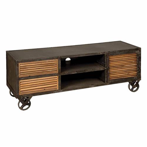 HF Collection TV cabinet | Wood | Metallic