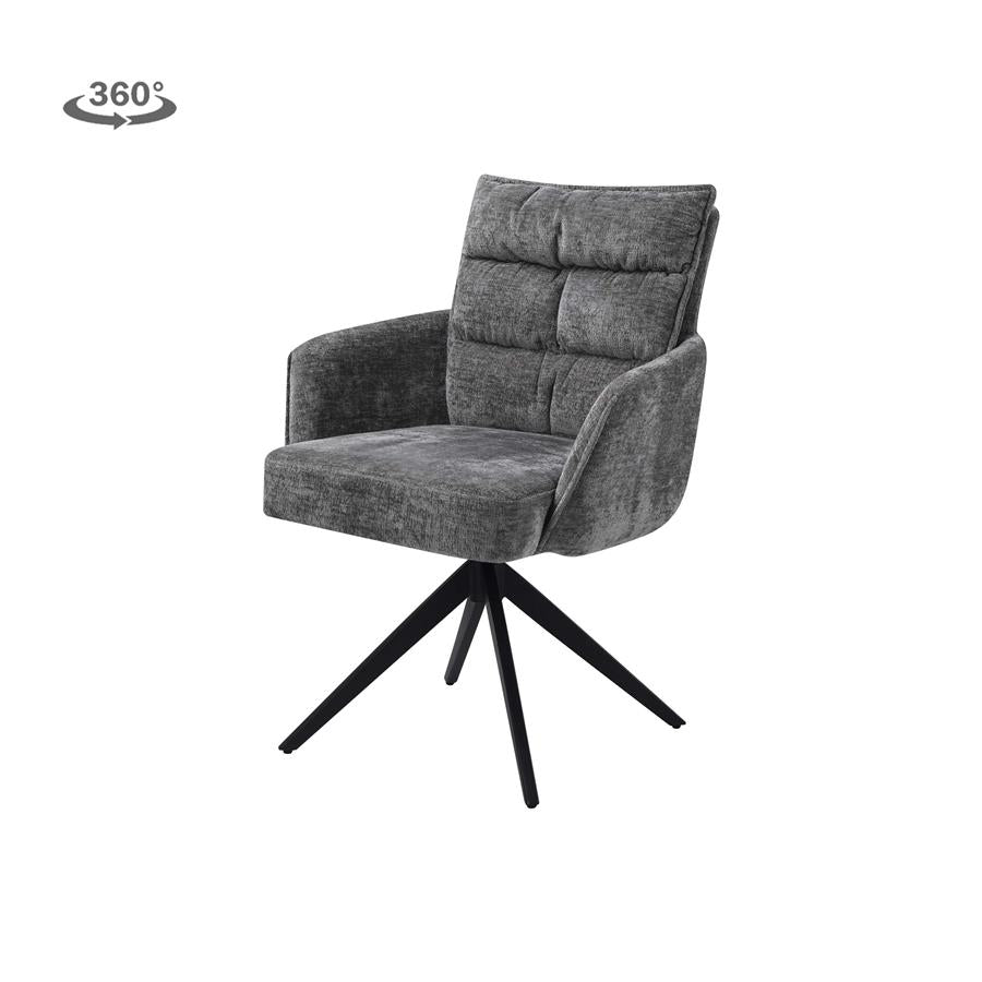 Rosora Armstoel - HZ6068-85 grey (draaibaar)