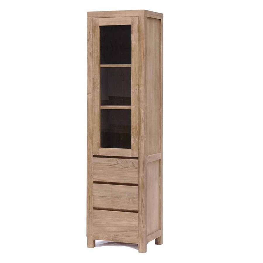 Corona Display Cabinet | Teak wood | Brown