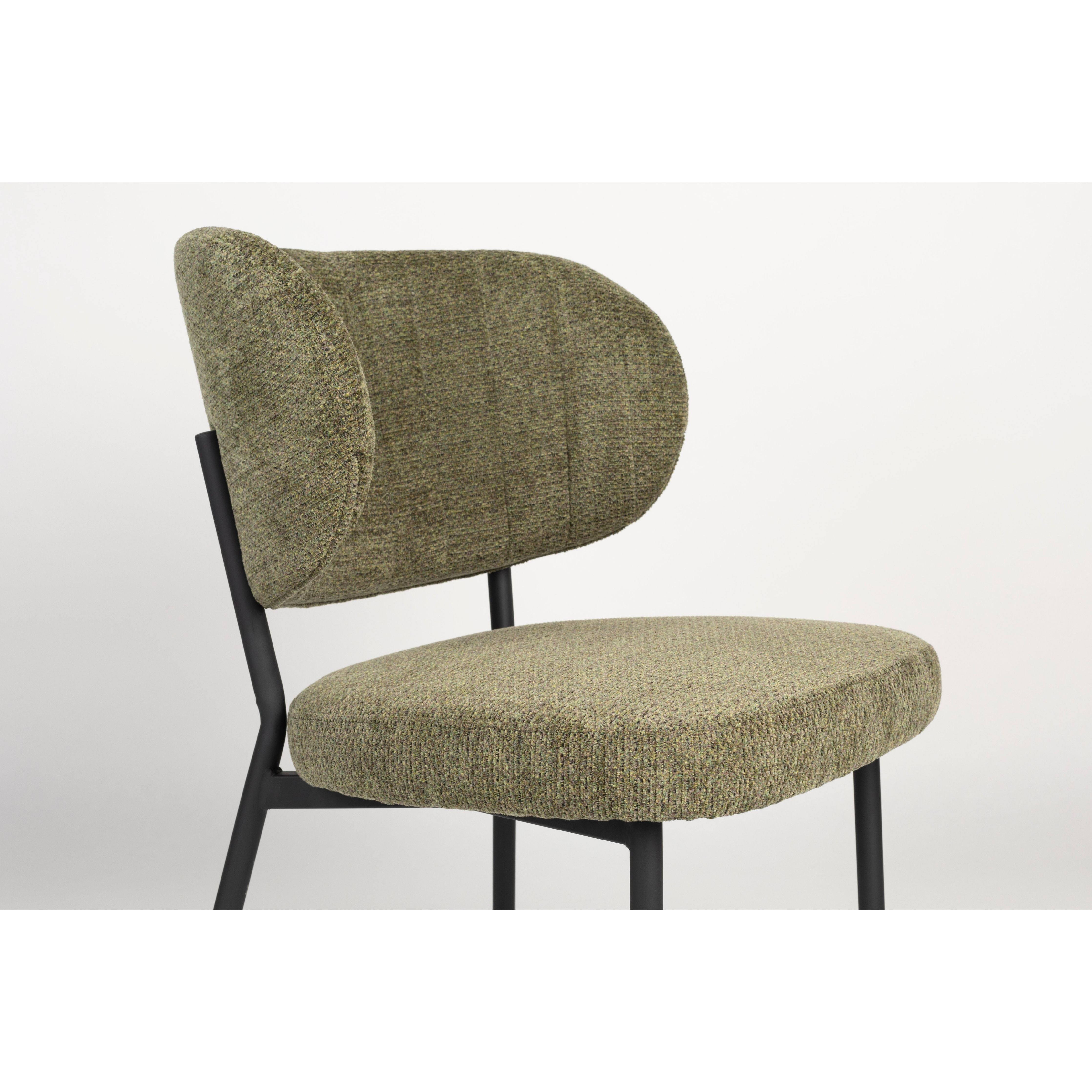 Chair sanne green gray | 2 pieces