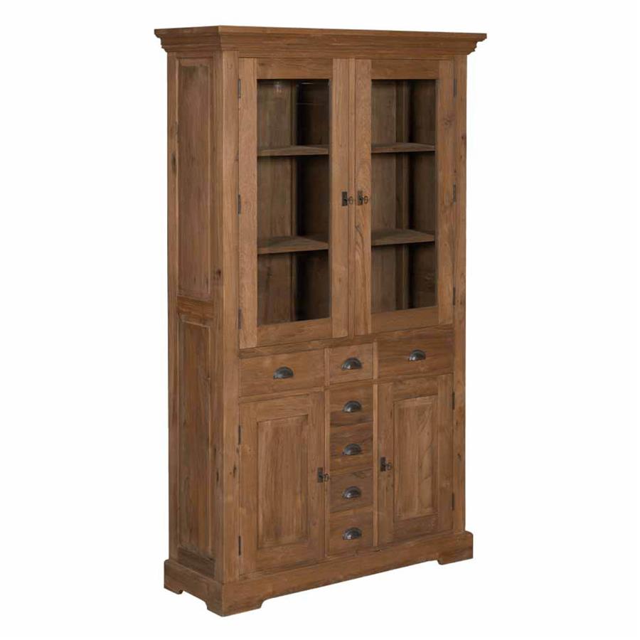 Bologna Display Cabinet | Teak wood (recycled) | Brown
