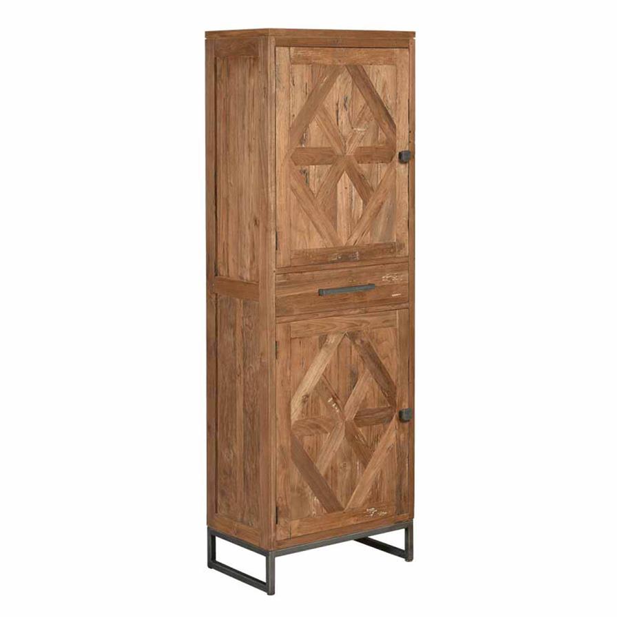 Mascio Cabinet with 1 drawer and 2 doors | Teak