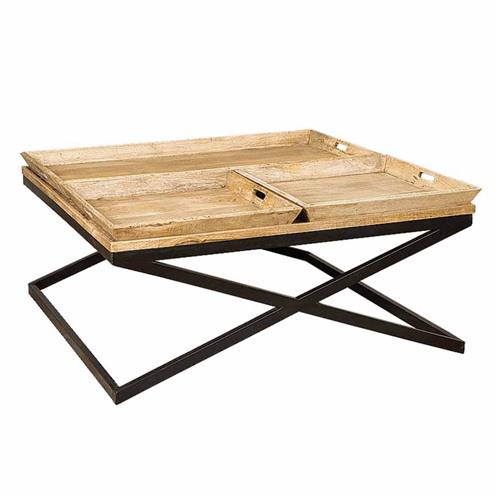 KM collection Coffee table | Wood | Multicolored