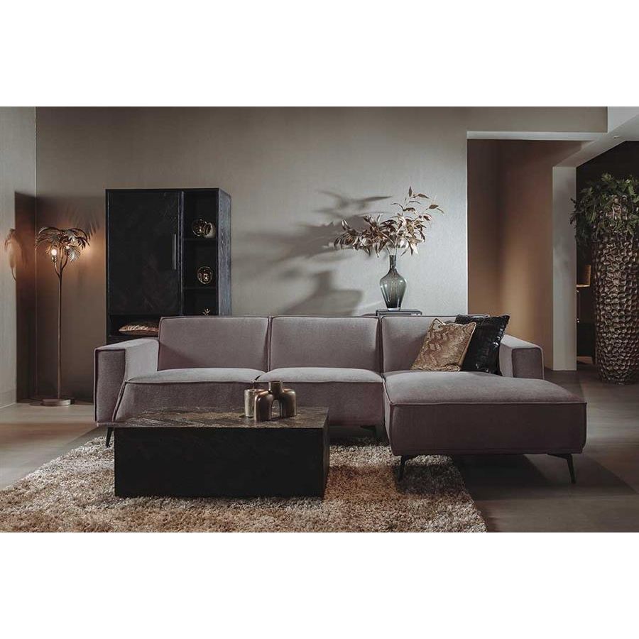 Leeds 2 5-AL + Chaise R - City 453 Moss Grey