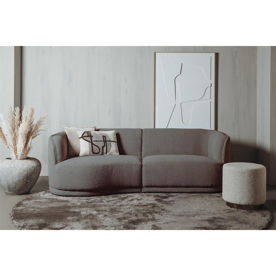 Leicester Sofa 240 round left - Copenhagen 903 Taupe