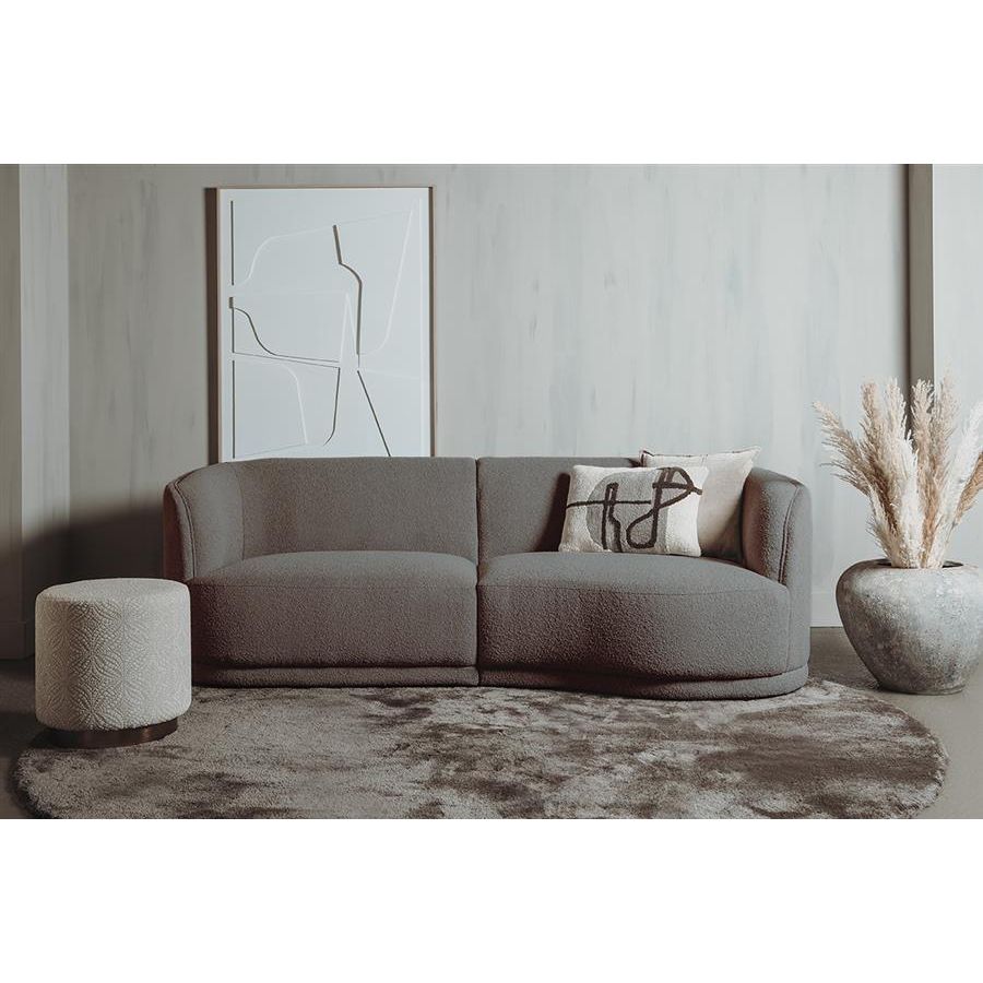 Leicester Sofa 240 round right - Copenhagen 903 Taupe