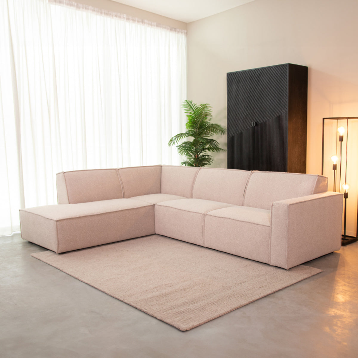 LABEL51 Sofa Kay - Natural - Boucle - Left