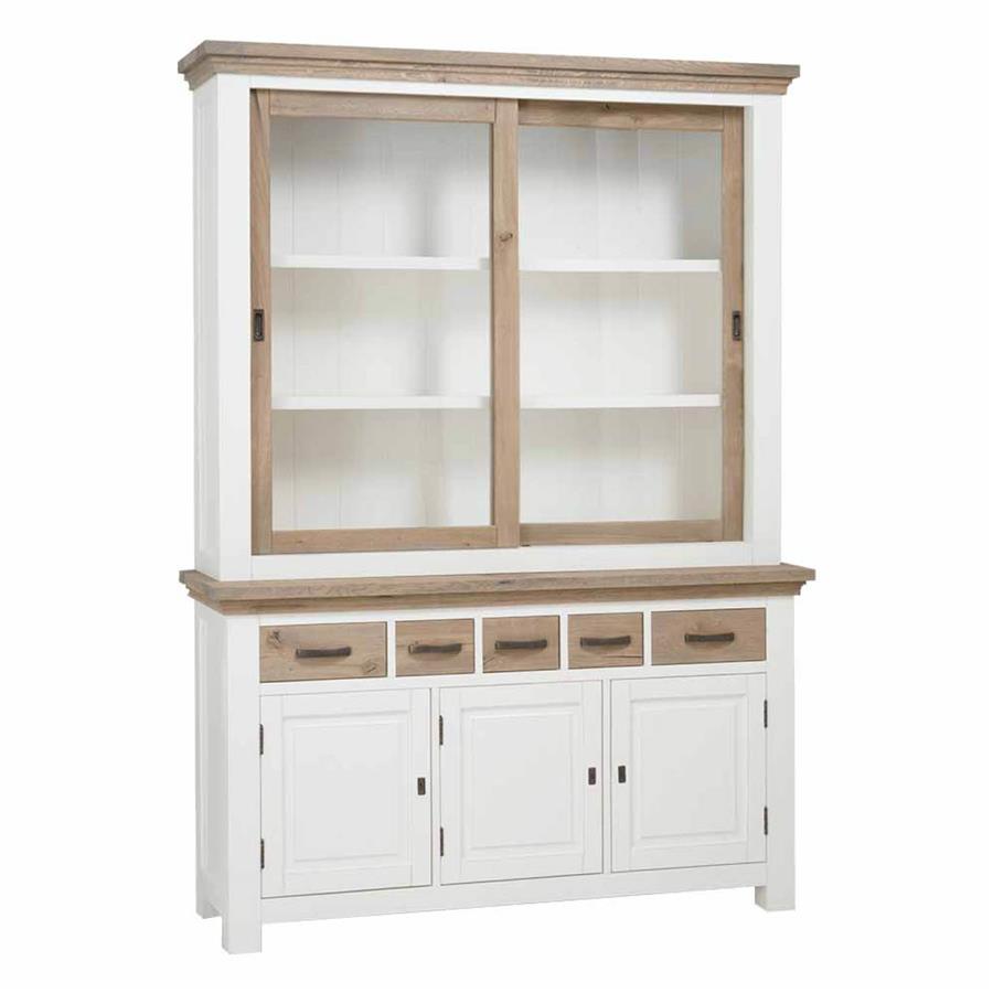 Parma Wall cabinet with 5 drawers and 5 doors | Oak and