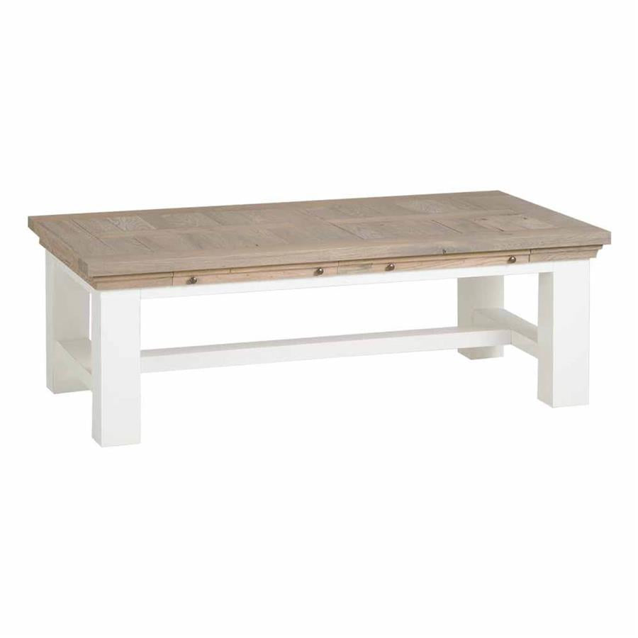 Parma Coffee Table | Oak and pine wood | White