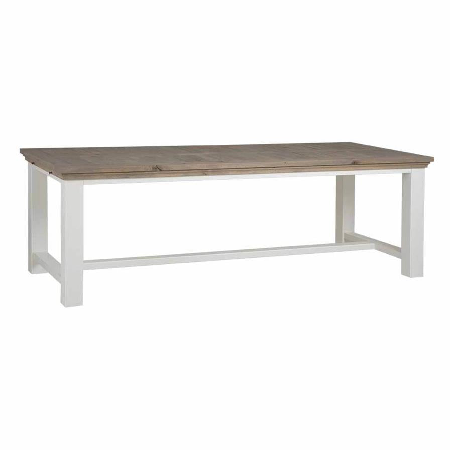 Parma Dining table | Oak and pine wood | White