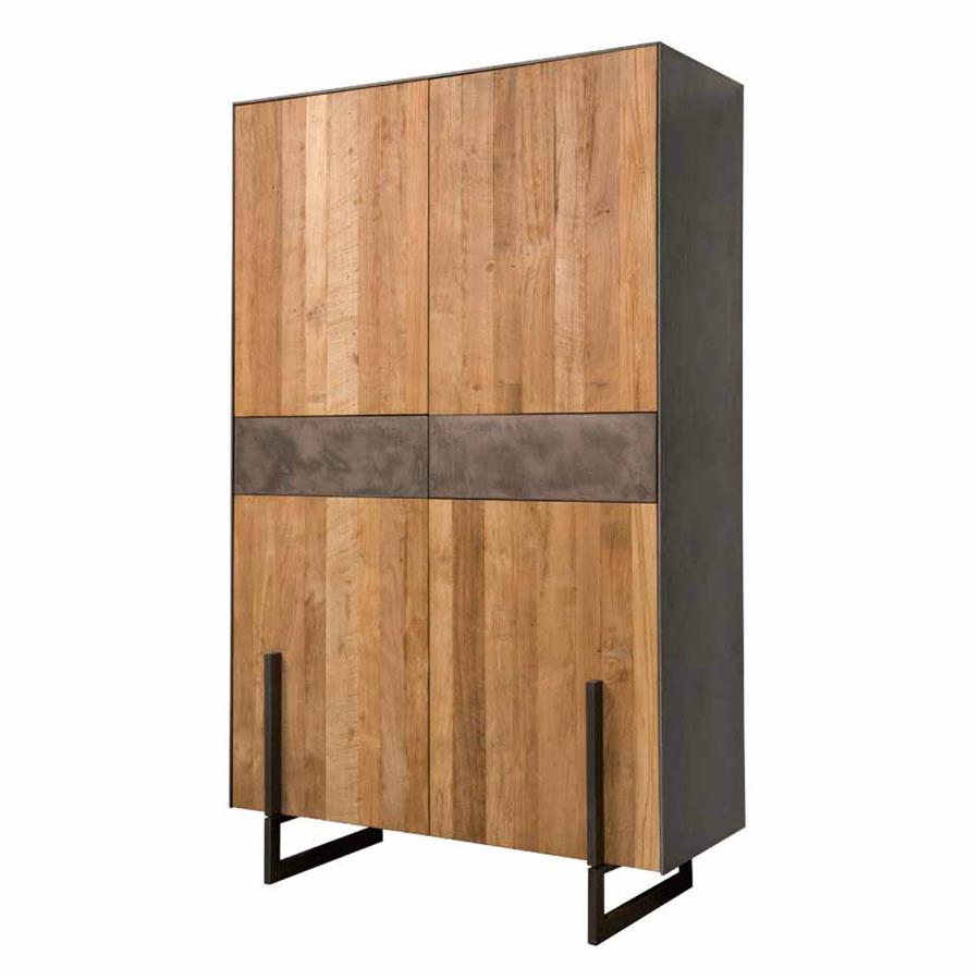 Ora Cabinet with 2 drawers and 4 doors | Teak wood (recycled)