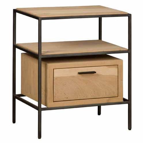 Pineto Wall table with 1 drawer | Wood | Brown