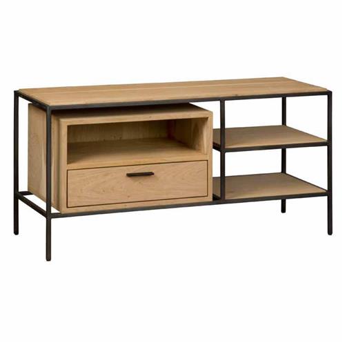 Pineto Wall table with 1 drawer | Wood | Brown