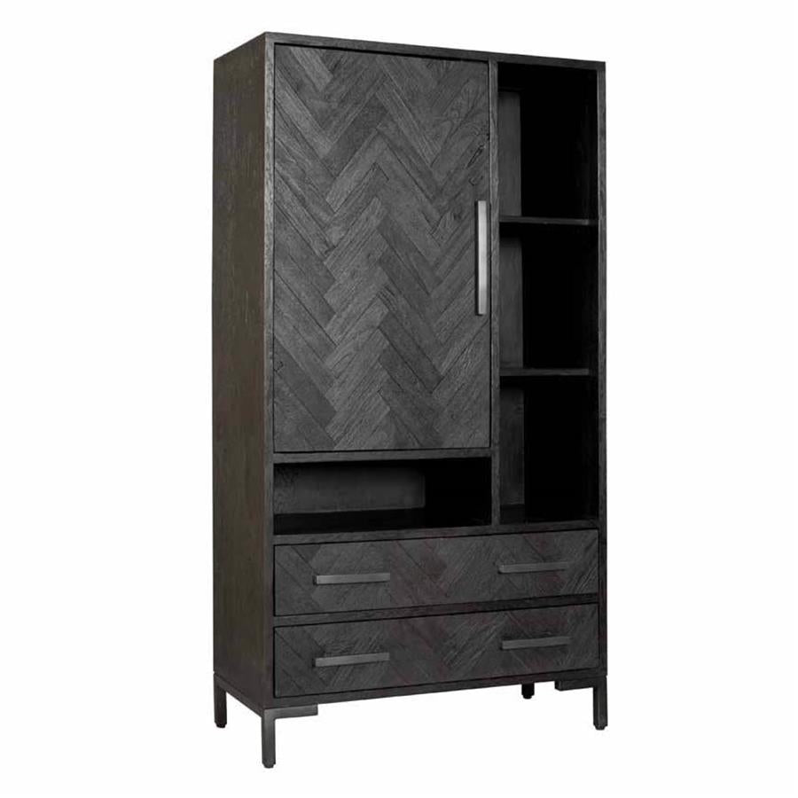 Ziano Cabinet with 2 drawers and 1 door | Recycled wood |