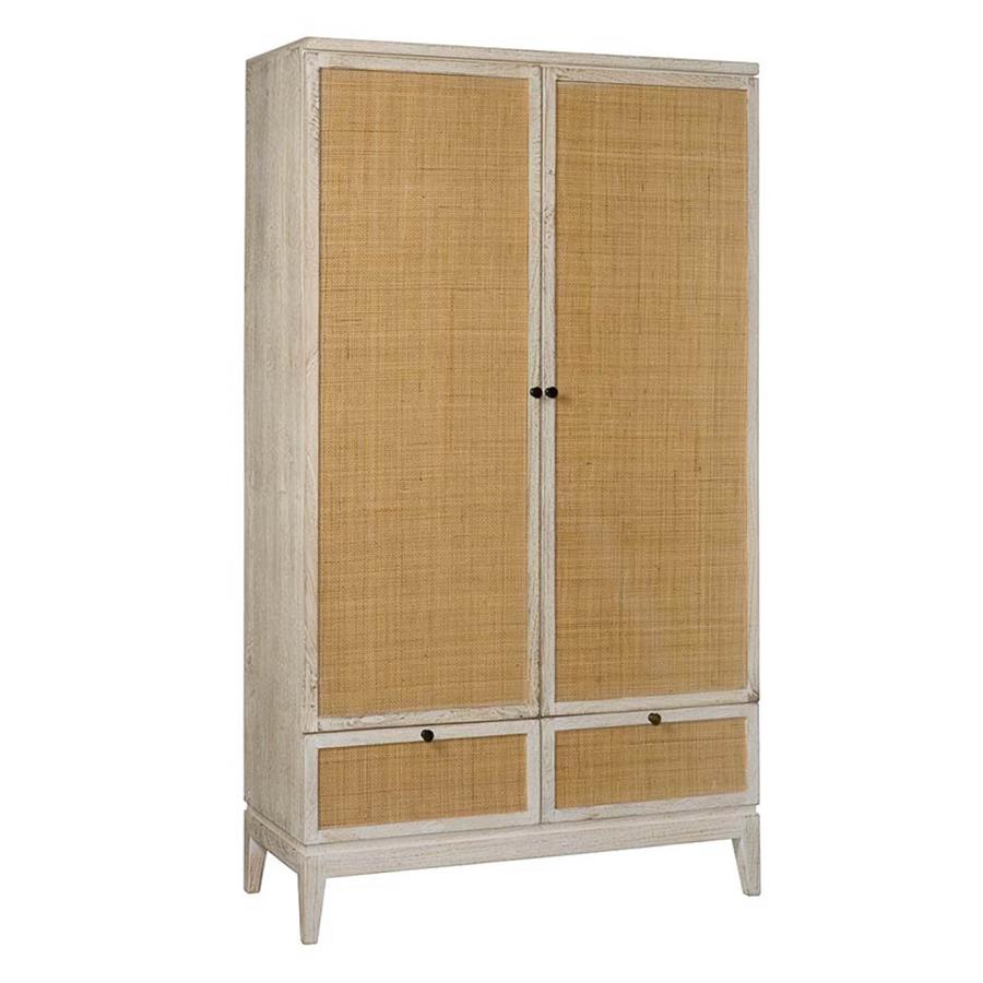 Vincenza Cabinet with 2 doors | Mango wood | Whitewash