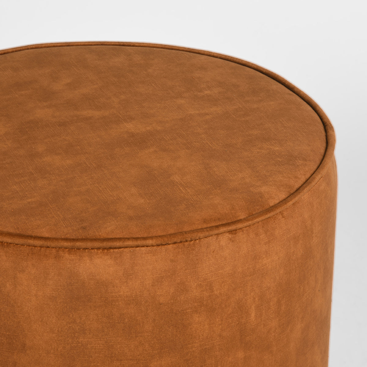 LABEL51 Pouf Tibo - Ocher - Velours