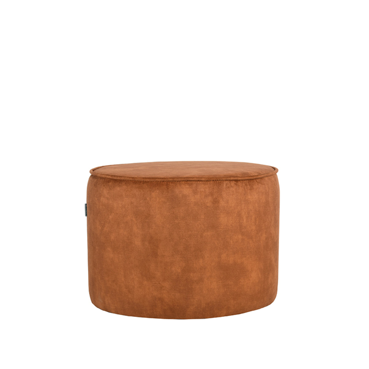 LABEL51 Pouf Tibo - Ocher - Velours