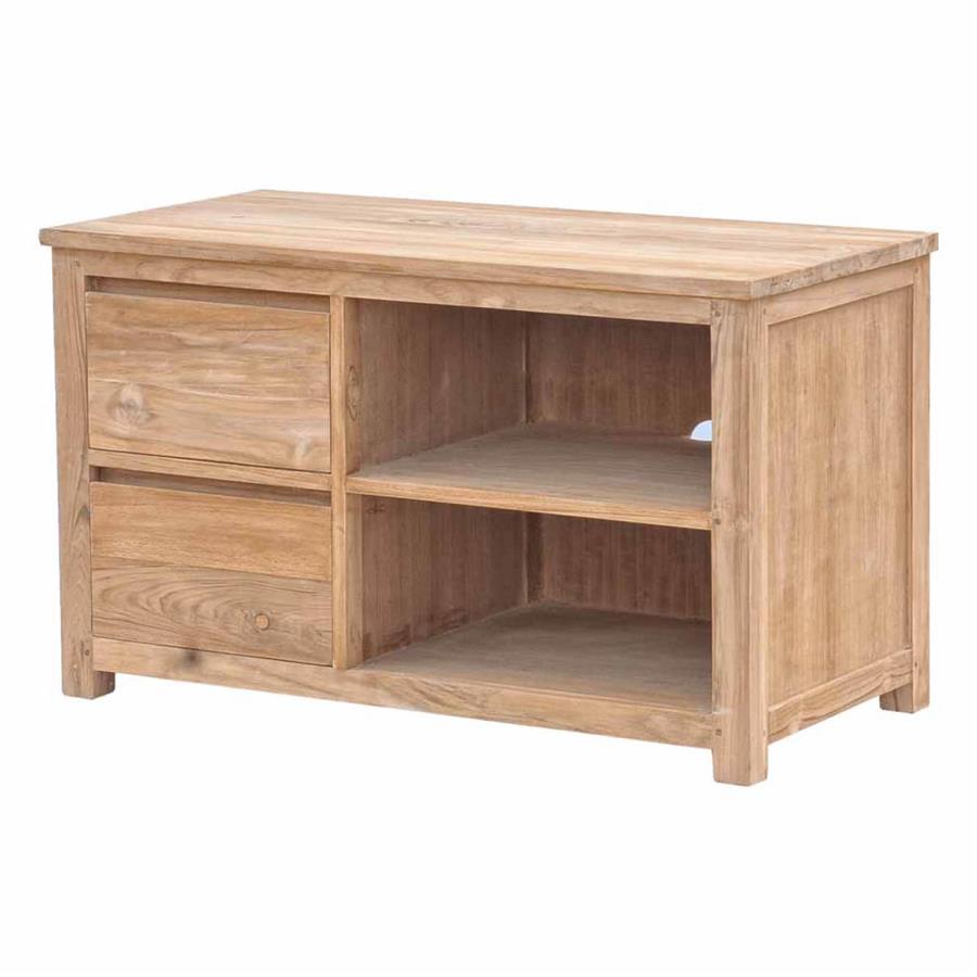 Corona TV cabinet | Teak wood | Brown