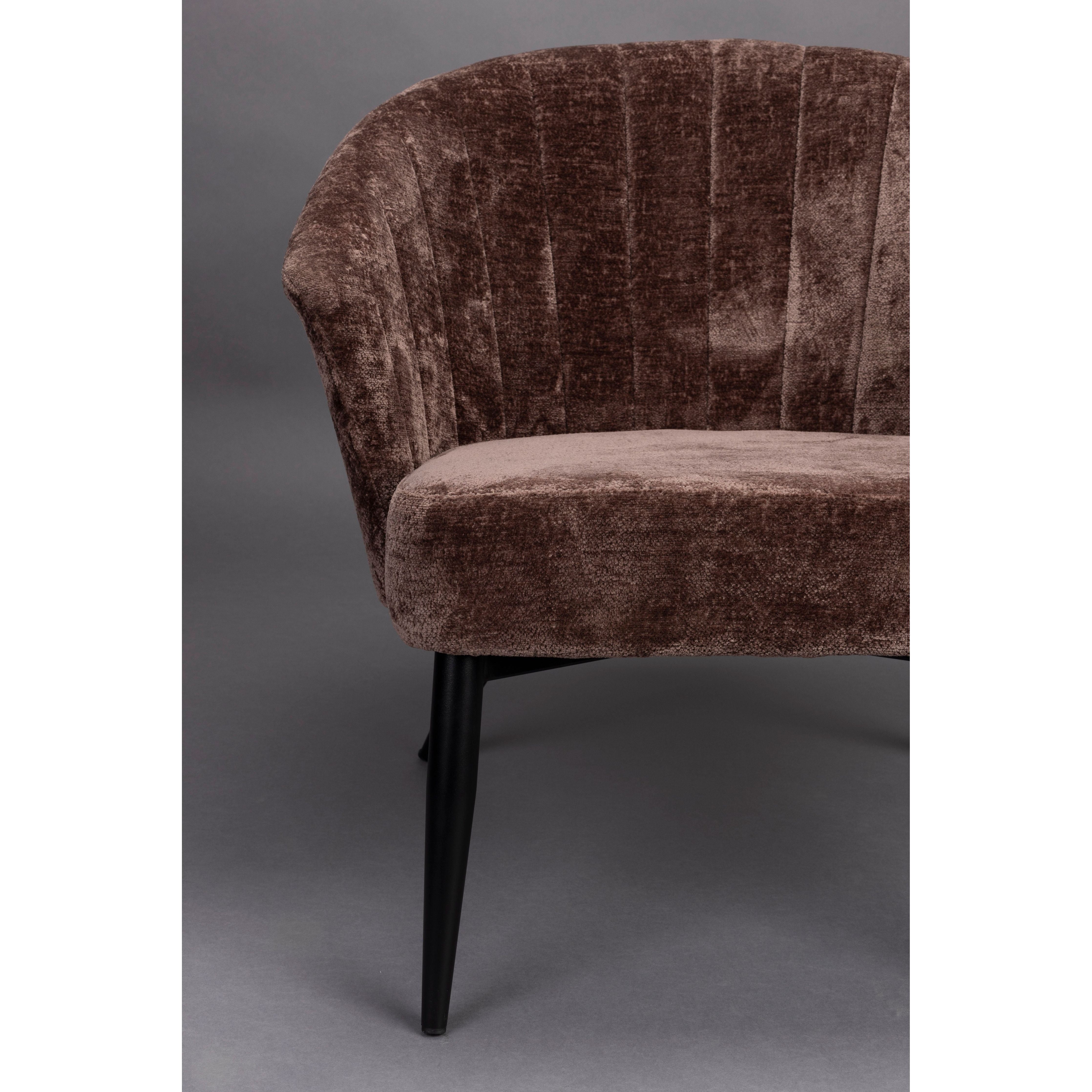 Fauteuil georgia purple