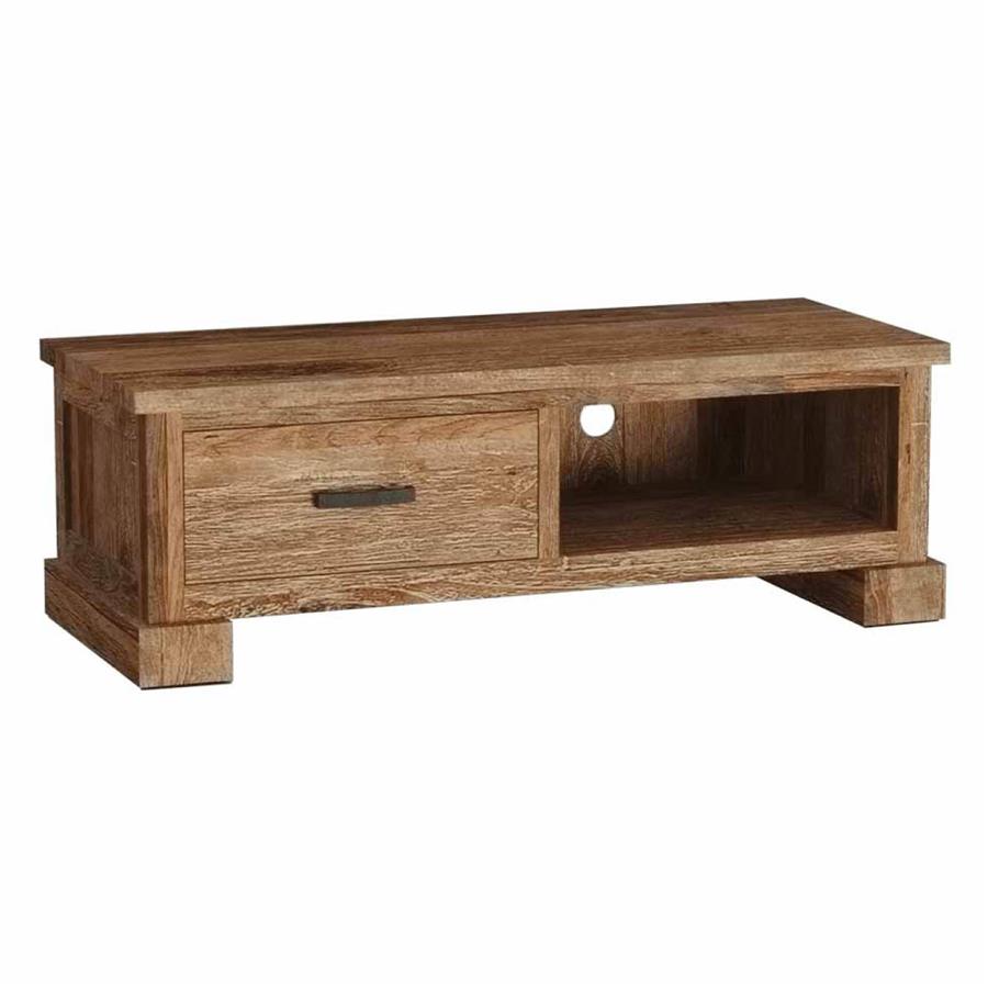 Lorenzo TV cabinet with 1 drawer | Teak wood (recycled) |