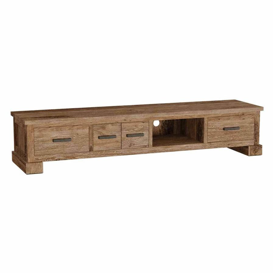 Lorenzo TV cabinet with 4 drawers | Teak wood (recycled) |