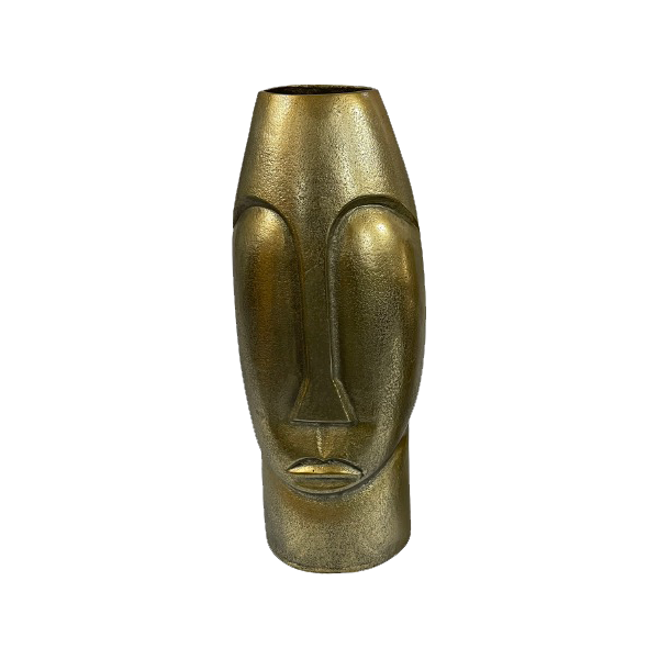 Vase Lyra – Antique gold | Large Natural | | x 12 x 41(h) cm