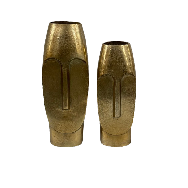 Vase Liv – Antique gold | Large Natural | | x 11 x 44(h) cm