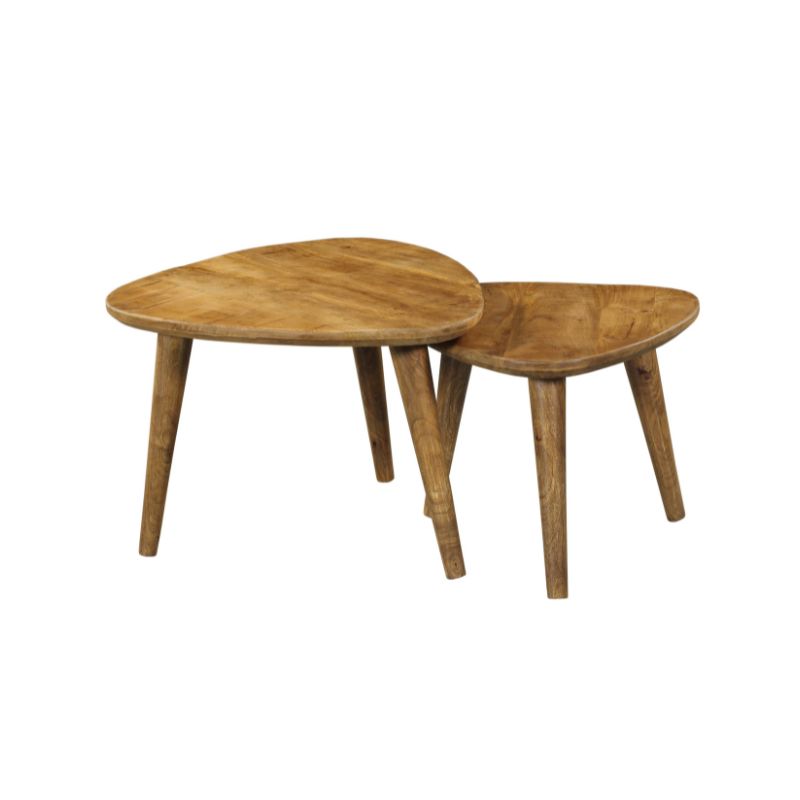 Coffee table sets Natural | | 2 x 60 x 45(h) cm