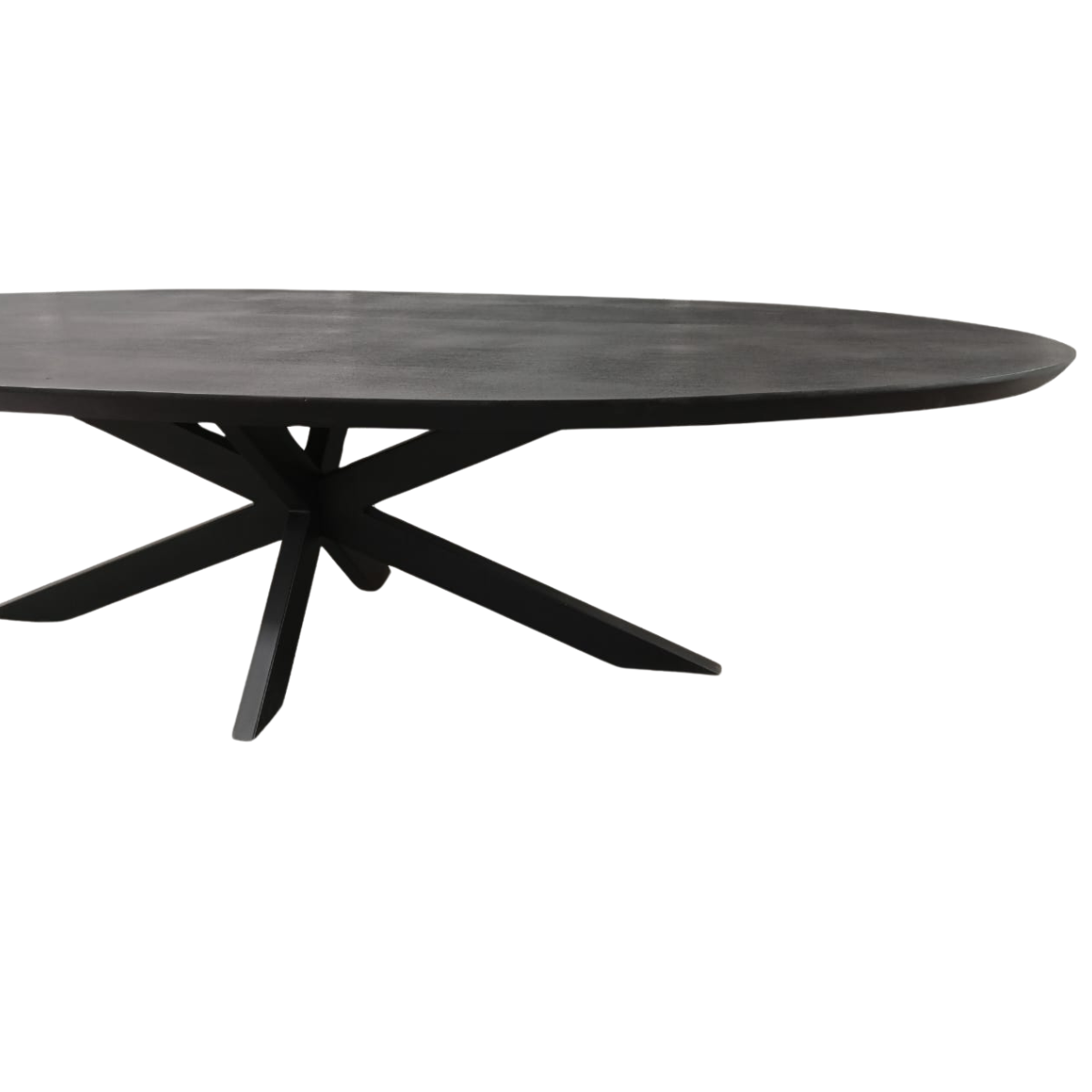 Eettafel Brandy Black | 160 cm | Ovaal