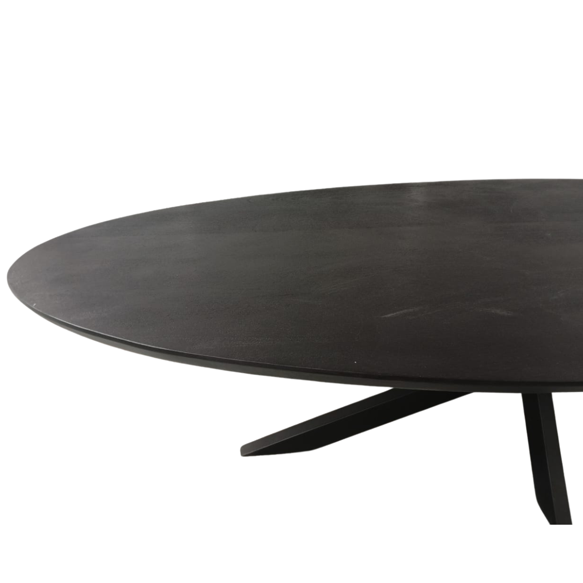 Eettafel Brandy Black | 240 cm | Ovaal