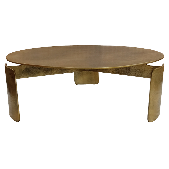Coffee table Natural | Darwin | round | 28(h) x 90 cm