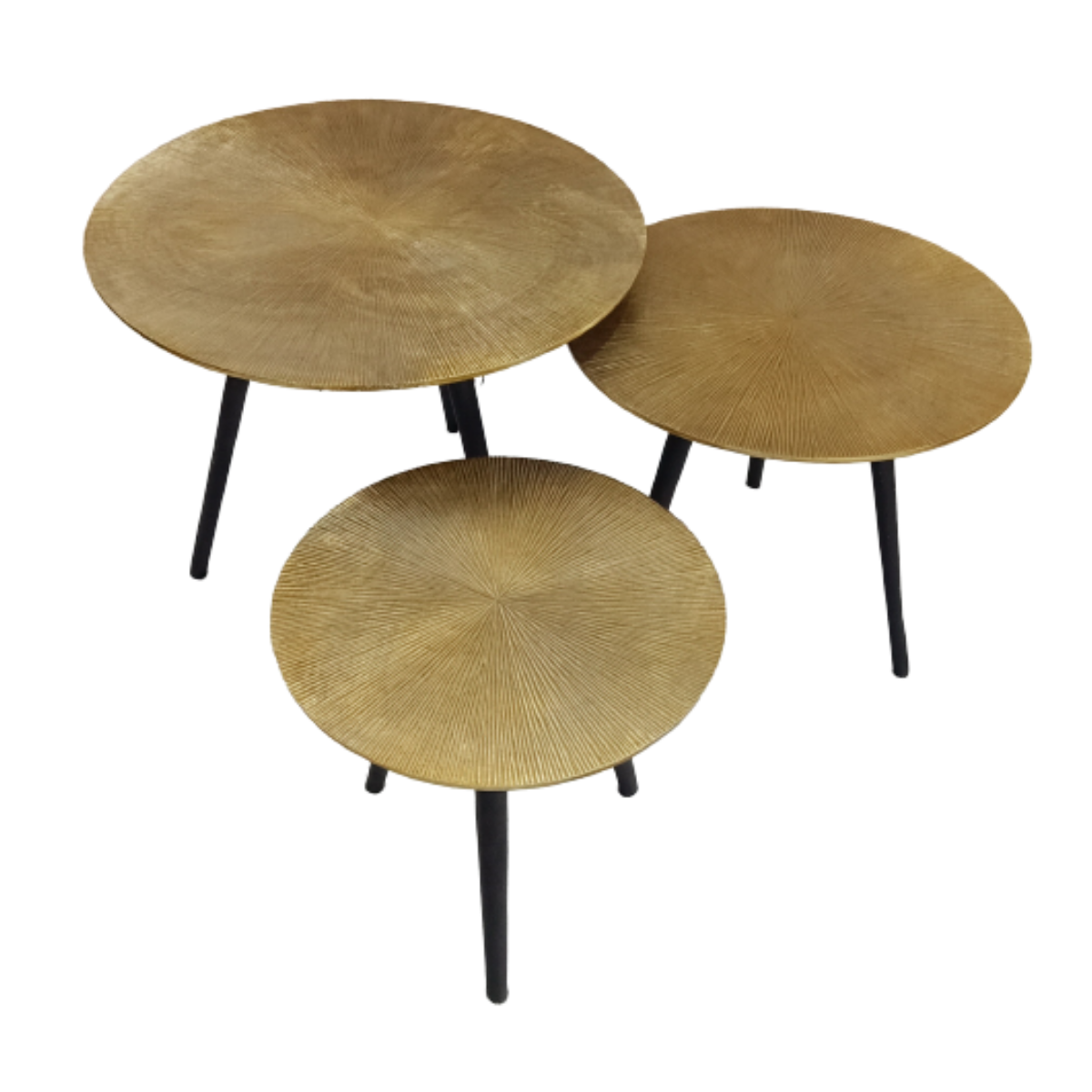 Coffee table Natural | Ryas | round | 35(h) x 49 cm