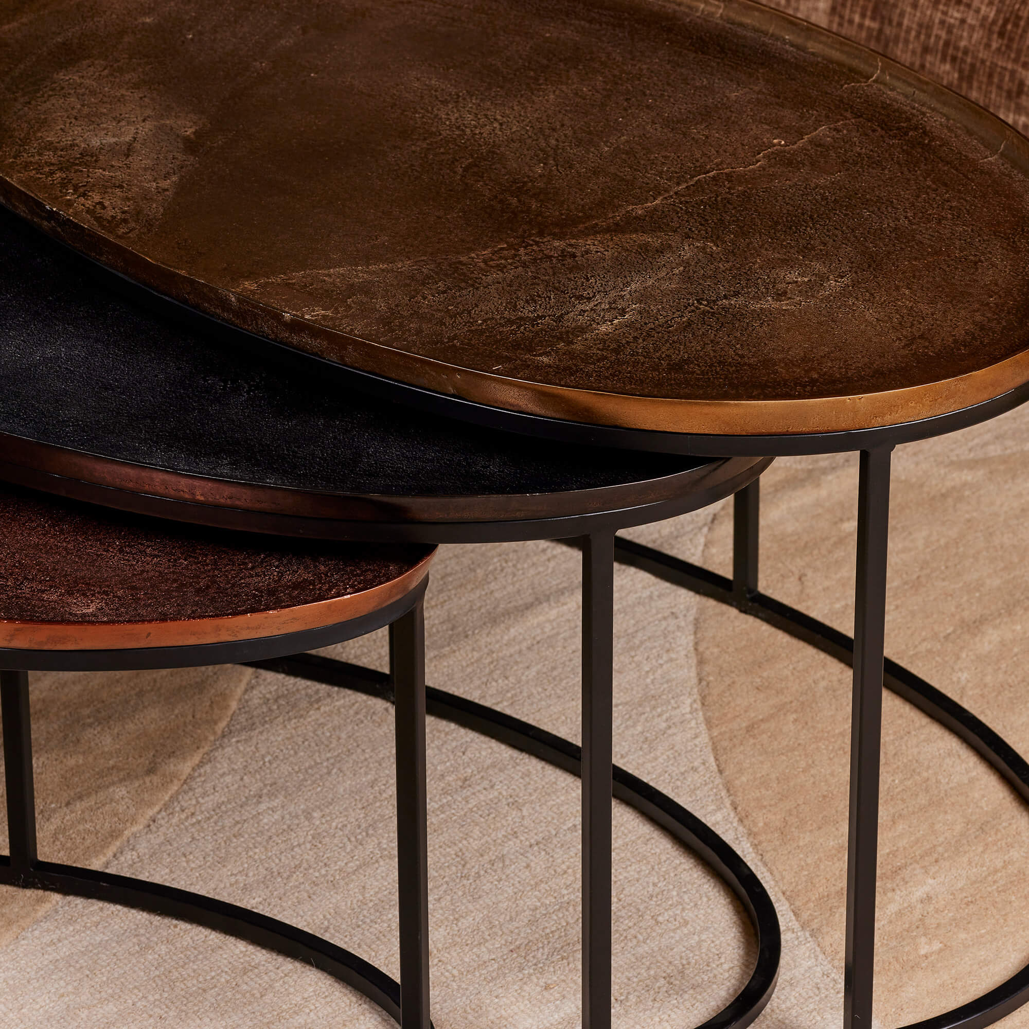 Oval coffee tables Natural | Raley | oval | x 100 x 50(h) cm